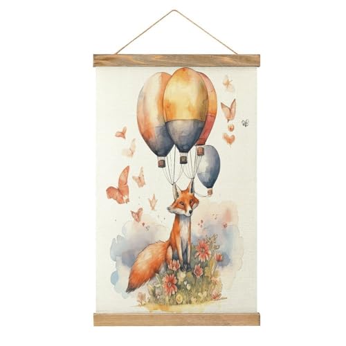 Póster de zorro FekiLoot, el regalo personalizado ideal para decorar el dormitorio
