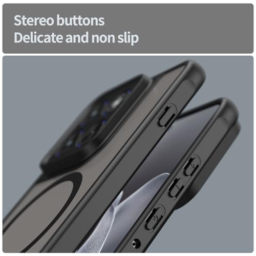 Image of Compatible with Motorola Moto X70 Air Case Cover,Compatible with MagSafe,Anti-Fall,Compatible with Motorola Edge 70 5G XT2601-2 XT2603-2 Cell Protective Phone Case Black