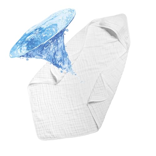 Toallas para bebé con capucha, toalla de baño de algodón de 89 x 89 cm, bata de baño para niños de 0 a 3 años, tiempo de baño, playa, viaje, spa, guardería, hogar, hospital, guardería