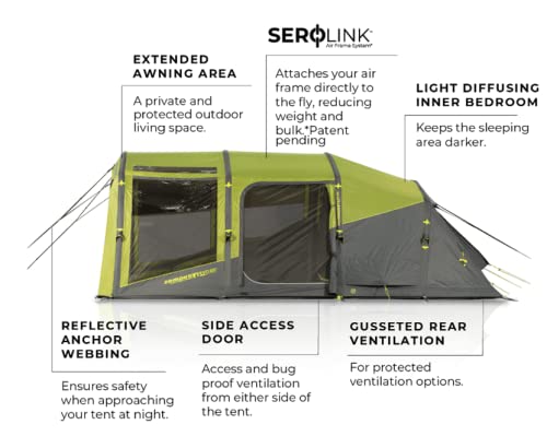 Amazon | Zempire Evo TM V2 4人用 インフレータブルテント 2022 ZE