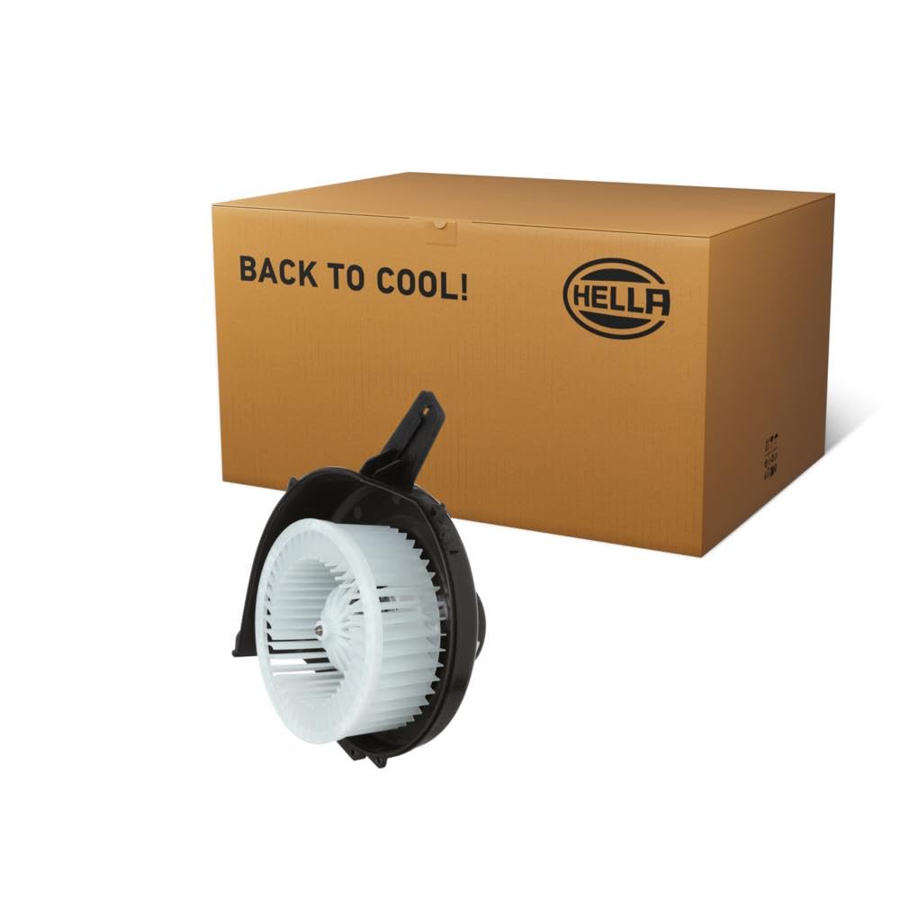 HELLA 8EW 366 400-471 Innenraumgebläse - 12V - 300W - für Fahrzeuge mit Klimaanlage - Ø: 174mm - ohne integrierten Regler - ohne Widerstand