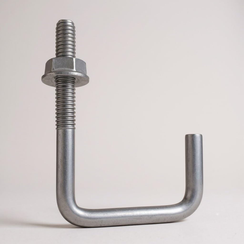 Daystar Solutions Stainless Steel M8 J Bolt for Solar Panel Mounting Heavy Duty SS304/316 Fastener for Solar Panel Structure, Corrosion Resistant | PACK OF 4-image-9