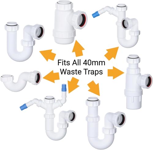 PlumbEZ 40mm Trap Washers, Rubber Seals for Basin & Sink Waste Traps, Leak Prevention Replacement Washers - Image 4
