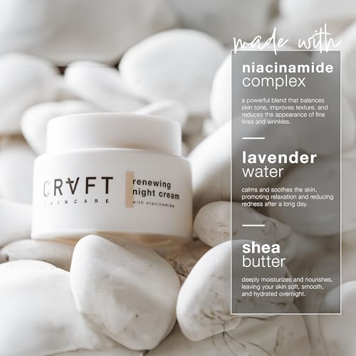 Hair Craft Co. Night Cream Moisturizer for Face 1.5oz – Hydrating for Face Anti-Aging, Wrinkle Prevention, & Nighttime Skin Renewal - 30 Day Supply - Image 5