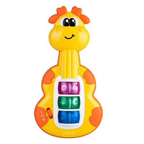 Chicco Chitarra Giraffa, Baby Senses, Bilingue, Primo gioco parlante musicale,