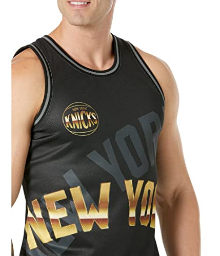 Mitchell & Ness M&N Big Face 4.0 Fashion Tank Top Jersey New York Knicks - XXL Black - Image 3
