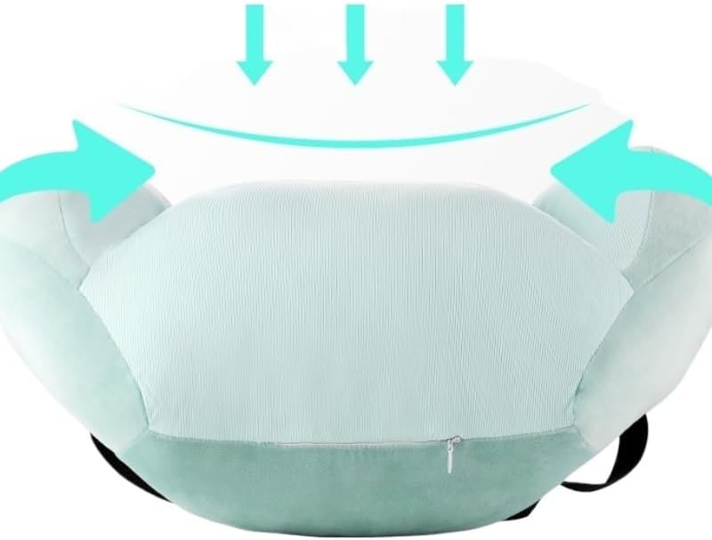 Suede All Season Versatile Office Backrest Chair with Long Term Sitting Pillow