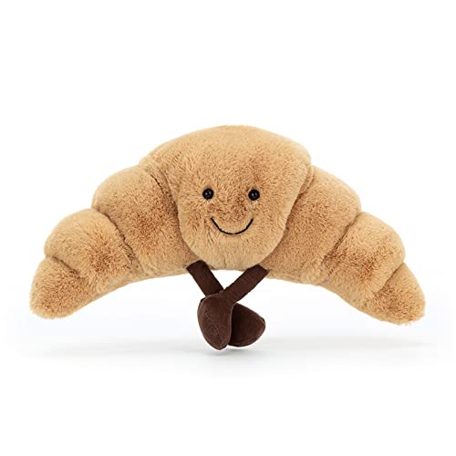 jellycat amuseables croissant stuffed toy small 85 inches - pastry plush - fun gift idea