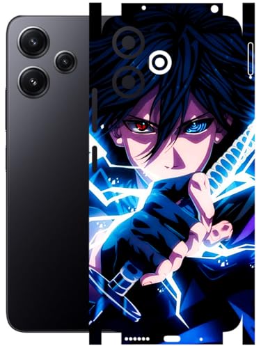 Image of AtOdds - Full Body Back Screen Guard Protector Film - Lamination Wrap Skin Sticker Compatible with Poco M6 PRO (5G) | Scratchproof Matte Finish (Anime 42)