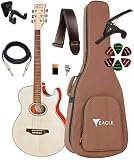 Violão Eletroacústico Eagle Gl36 Stnb Com Capa, Suporte Ibox SPF e Acessórios