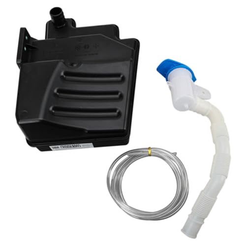 TRQ Windshield Washer Reservoir Assembly Pump Level Sensor Compatible with 2005 Volkswagen Jetta Sedan 2006-2008 Jetta 2009-2010 Jetta Sedan