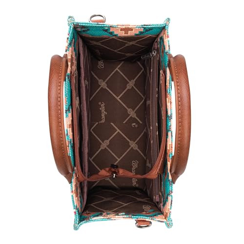 Image of Wrangler Aztec Tote Bag for Women Boho Shoulder Purses and Handbags