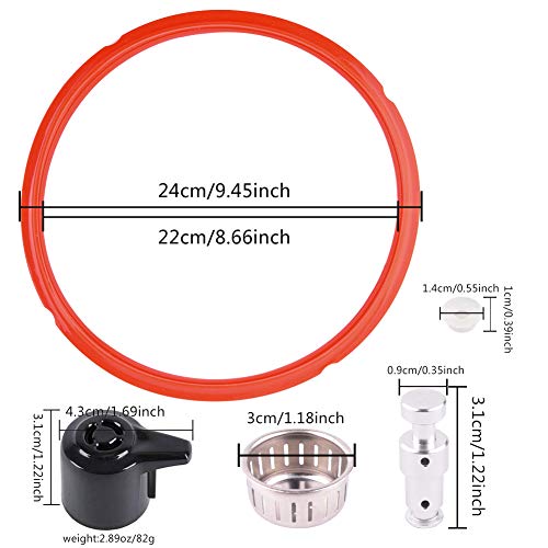 Anillo de Sellado Repuesto WXJ13 2 Pack para Instant Pot Duo 5 y 6 Qt miniatura 2