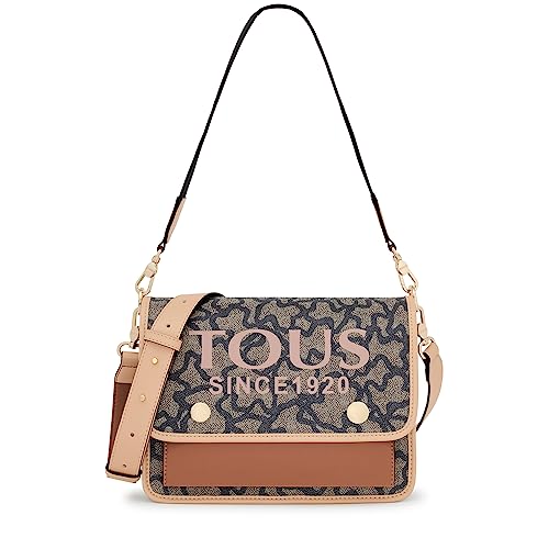 Tous Bandolera M. Audree K Icon Multi-Negro, Bolso Mujer, Mediano