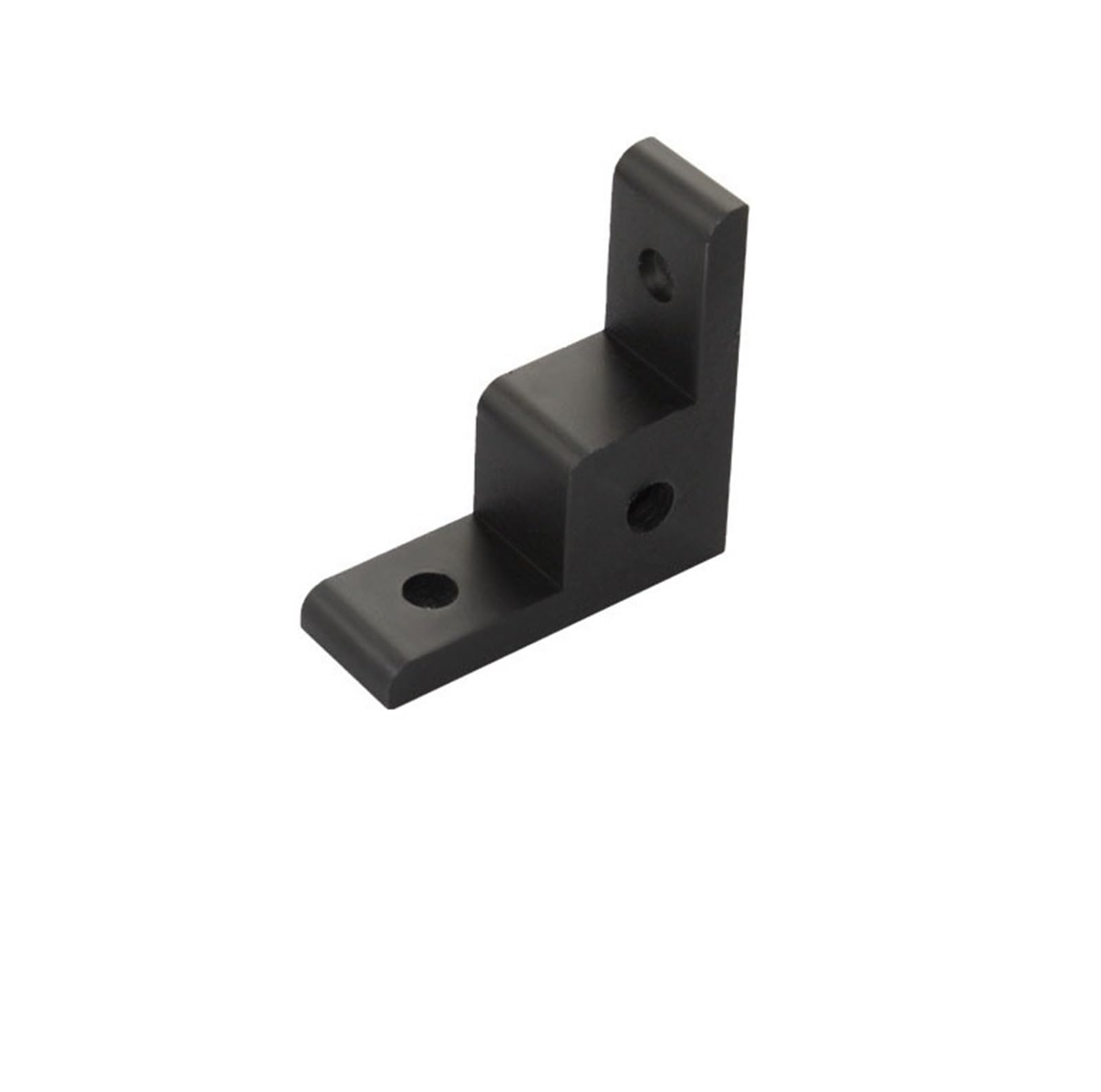 Code d'angle extrusion aluminium noir connecteur robuste pour profilé M6