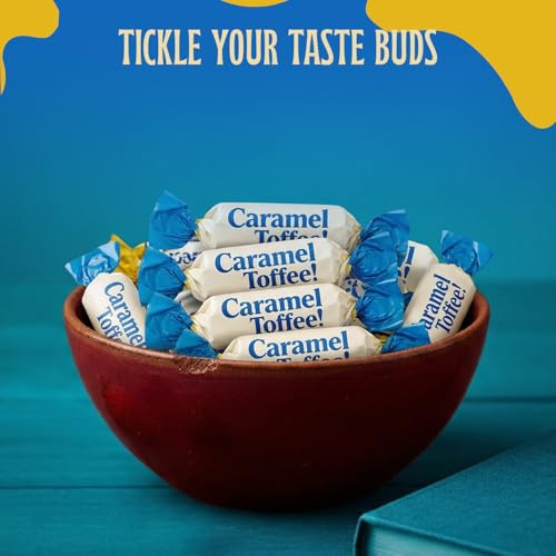 Goldbury Delights Butter Me Bonkers Caramel Toffee, 6.4 oz (Pack of 1) - Creamy, Buttery, & Delicious Individually Wrapped Chewy Caramel Toffee Candy, Ideal for Party Favors & Special Occasions - image 5