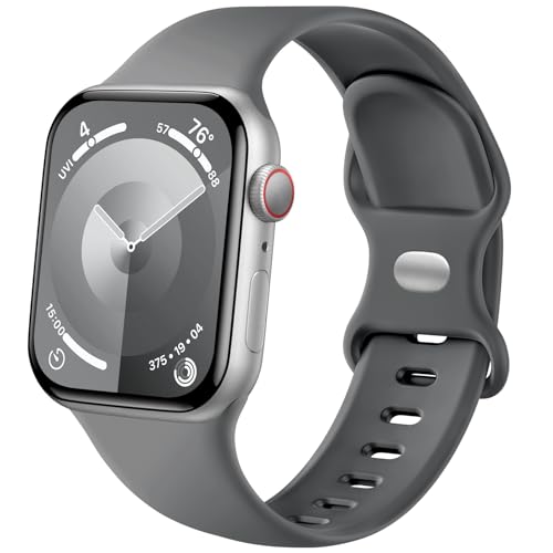 Lenrao Compatible with Apple Watch SE Bands, Breathable Sport Adjustable Wristband Compatible with Apple Watch Bands 44mm 45mm 46mm 42mm 49mm for Men/for iWatch bands Series 10/9/8/7/6/5/4/3/2/1 SE