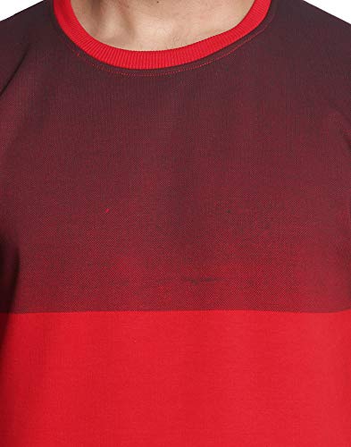 Image of AHHAAAA Men's Cotton Blend Full Sleeve Hooded Sweatshirt Hoodie R152
