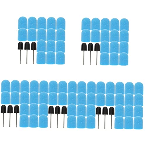 Capuchons de ponçage manucure FRCOLOR en lot de 5 pour lisser les ongles rugueux