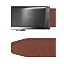 40mm Solid Gun Metal Buckle & Cognac Brown Leather