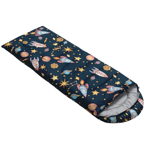 Image of QOOMO Ball Flower Camping Sleeping Bags,3 Season Warm & Cool Weather,Lightweight,Waterproof Sleeping Bags for Adults & Kids,Traveling,and Outdoors,Camping Gear Equipment