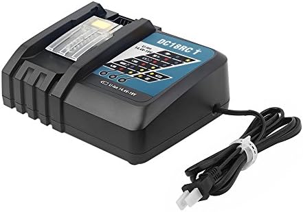 ERJER DC18RC 5A Rapid Charger for Makita 14.4-18V,Lithium-ion lxt battery Charger DC18RA for Makita BL1830 BL1840 BL1850 BL1860 BL1815 BL1430 BL1450 BL1440