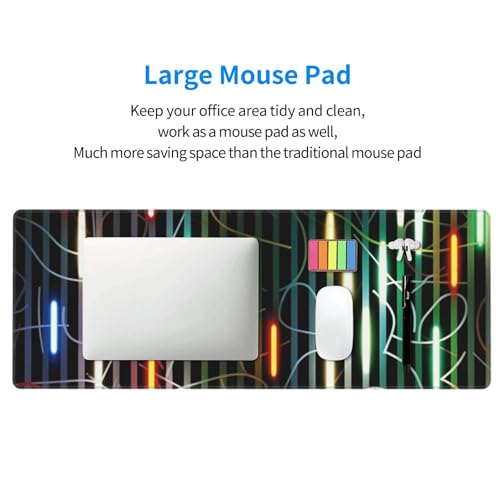 Tapis de souris de jeu antidérapant avec bords cousus pour ordinateur - 5