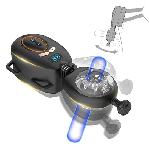 Masturbator Mit 9 Ruck- Und Vibrationsmodi Für Männer, Sex Spielzeug Für Die Männer Mit Gürtel Für Freihändiges Masturbieren, Taschenmuschi Für Intensive Stimulation LZYLWC