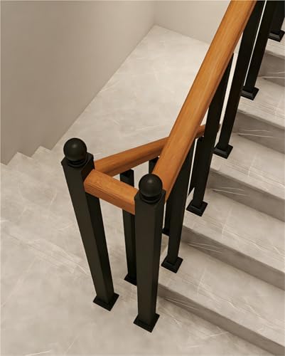 Poste de barandilla de escalera para balcones interiores con husillo de 105cm 4