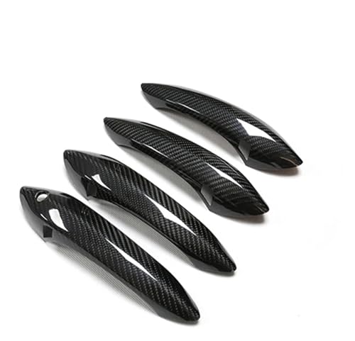 Housse poignée porte en fibre de carbone sèche pour BMW F06 F07 F01 F02 M5