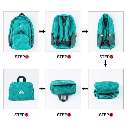 Mochila plegable impermeable liviana para senderismo miniatura 7