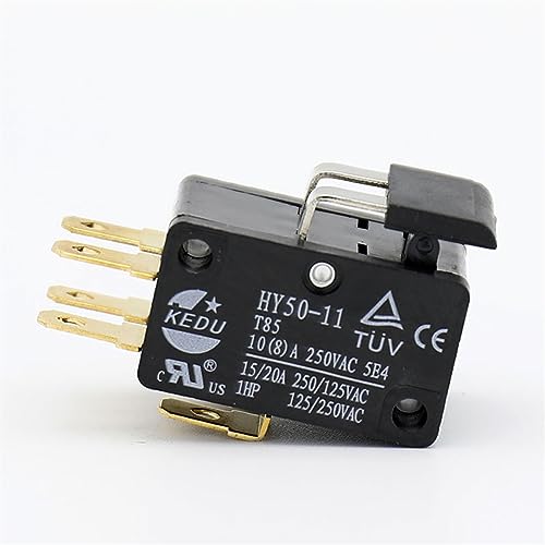 2pcs KEDU HY50-11 125/250V 20/15A 1HP Electric Tool Microswitch Micro Switches for Equipment Appliances