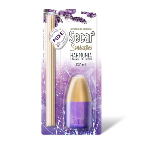 Difusor de Aromas Secar Sensações 5x100ml (Lavanda do Campo)