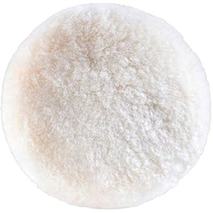 SONAX 04931410 Lamswollen pad 133 (1 stuk) dichte, hoogwaardige vacht voor de verwerking van schuurpolijstmiddelen en…