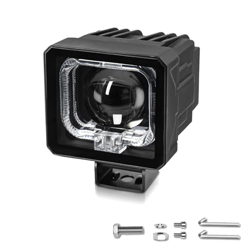 Phare LED moto IP68 étanche Shkalacar à haute intensité lumineuse 36000 Lm