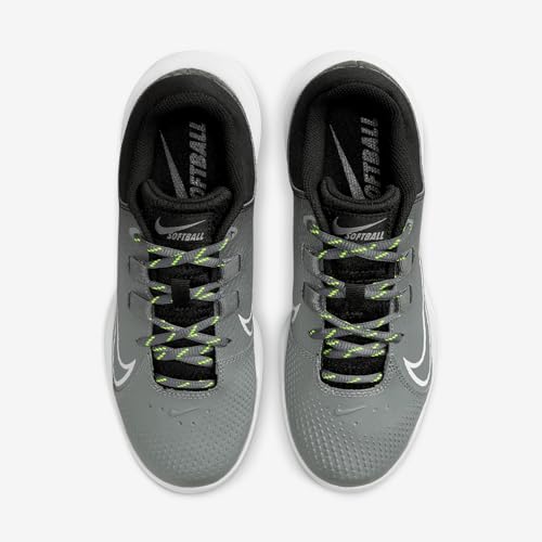 Nike Women's Hyperdiamond 4 Pro Molded Softball Cleats SZ 9.5 Black | White | Gray, DC8990-0014
