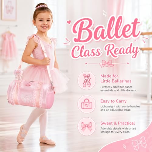 CAMTOP Girls Dance Duffle Bag