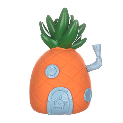 SpongeBob SquarePants for Pets Pineapple House Vinyl Dog Toy | Rubber Dog Toy Shaped Like Pineapple from | Squeaky Dog Toy for All Dogs, Fun Dog Chew Toy, FF15617