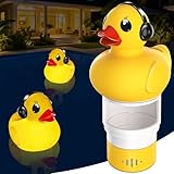 KingSom 2025 Upgraded Pool Chlorine Floater, Duck chlorine Floaters with Light,...