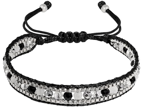 MINACHI Bohemian Braided Bead Bracelet for Women, Trendy Jewelry Design