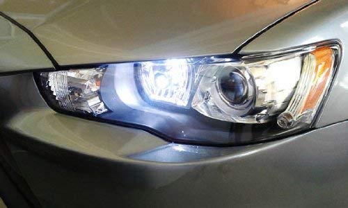 Ijdmtoy (2) Xenon Match Xenon White 10W Cree 1156 Led Bulbs Compatible With 2008-2015 Mitsubishi Lancer And Evolution X Daytime Running Lights #TOP5