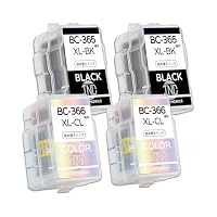 Amazon.co.jp: BC-365XL+BC-366XL 各2個セット 互換 詰め替えインク