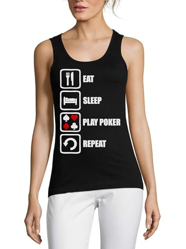 Camiseta de algodón para mujer ideal para noches de póker con amigas