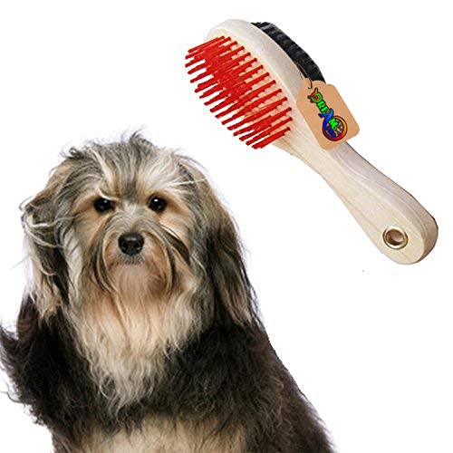 DreamAuro Natural Wood Double Side 2 in 1 Dog Brush/Pet Comb for Grooming & Safety for Pets from Mites/Lice/Ticks for Dog/Puppy/Kitten/Cat (B07X1WNNYG) Amazon Price History, Amazon Price Tracker