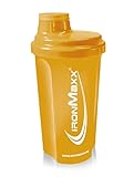 IronMaxx - Coctelera de proteínas - Mango Mojito 700 ml | Coctelera de proteínas con tapón atornillado, colador, escalera | antifugas, libre de BPA, lavable