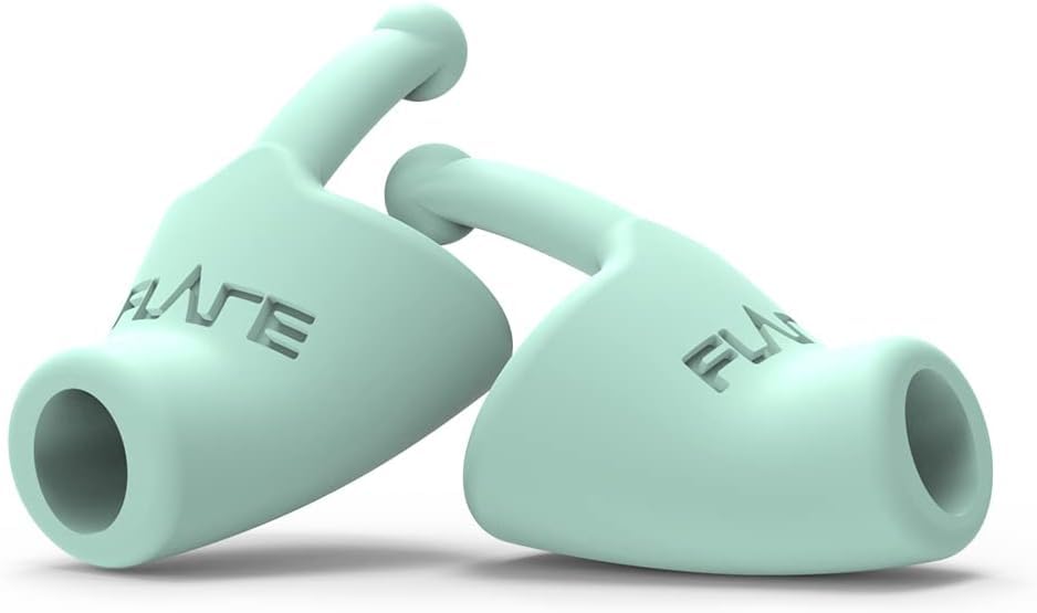 – Flare Calmer | Ear Plugs Alternative | Daily Noise Relief | Sound Sensitivity | Stress Relief | No Muffling | Improve Wellbeing | Comfy, Reusable, Soft Silicone Earplugs | Original Mint