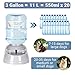 Whimsicalfox Pet Water Dispenser for Large Dogs and Multi-Pet, 3 Gallon Dog Water Bowl Dispenser, Basic Automatic Gravity Dog Cat Water Feeder, Large Capacity Pets Drinking Fountain, BPA-Free