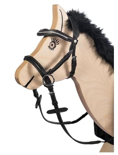 HKM 9209 Gebisslose Trense Funny Horses - Spielzeugtrense für Holzpferd
