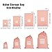LZYMSZ 8 Piezas Nylon Lazo Bolsa Ropa Impermeable Bolso Viaje Bolsa Sucia...