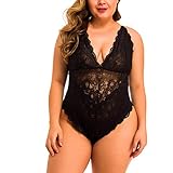 PRJN Dessous Damen Sexy Unterwäsche Set Reizwäsche Negligee V-Ausschnitt Nachthemd Sleepwear Kleid Nachtwäsche Damen Sexy Spitze Dessous Nachtwäsche Negligee V-Ausschnitt Sleepwear Unterkleid